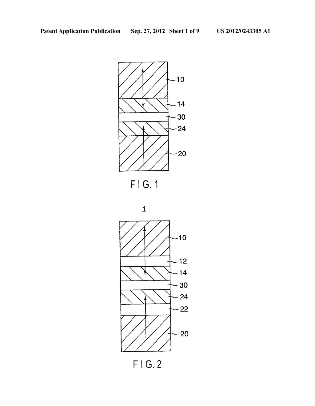 MAGNETORESISTANCE EFFECT ELEMENT AND MAGNETIC MEMORY - diagram, schematic, and image 02