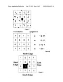 Spatial protocol for peer to peer networking using spatial binary active     matrix diagram and image