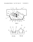 METHOD AND DEVICE FOR PRODUCING PLASTIC MOLDED SKINS HAVING DIFFERENT     SUBREGIONS diagram and image