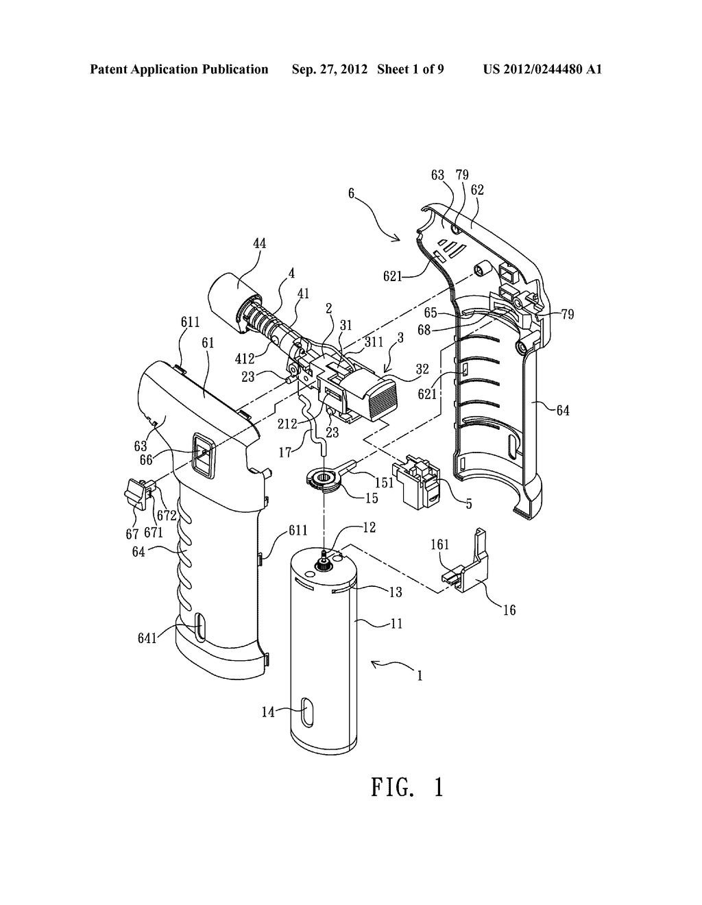 GAS COMBUSTOR AND SAFETY ACTUATING DEVICE THEREOF - diagram, schematic, and image 02