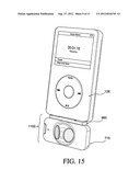 ELECTRONIC ACCESSORIES FOR DIGITAL MUSIC PLAYERS AND RELATED METHODS diagram and image