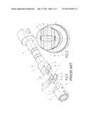 SLIDING BLOCK FOR AN ARTICULATED SPINDLE diagram and image