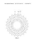 Bicycle cogset diagram and image