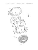 Bicycle Cogset with Support Element diagram and image