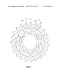 Bicycle Cogset with Support Element diagram and image