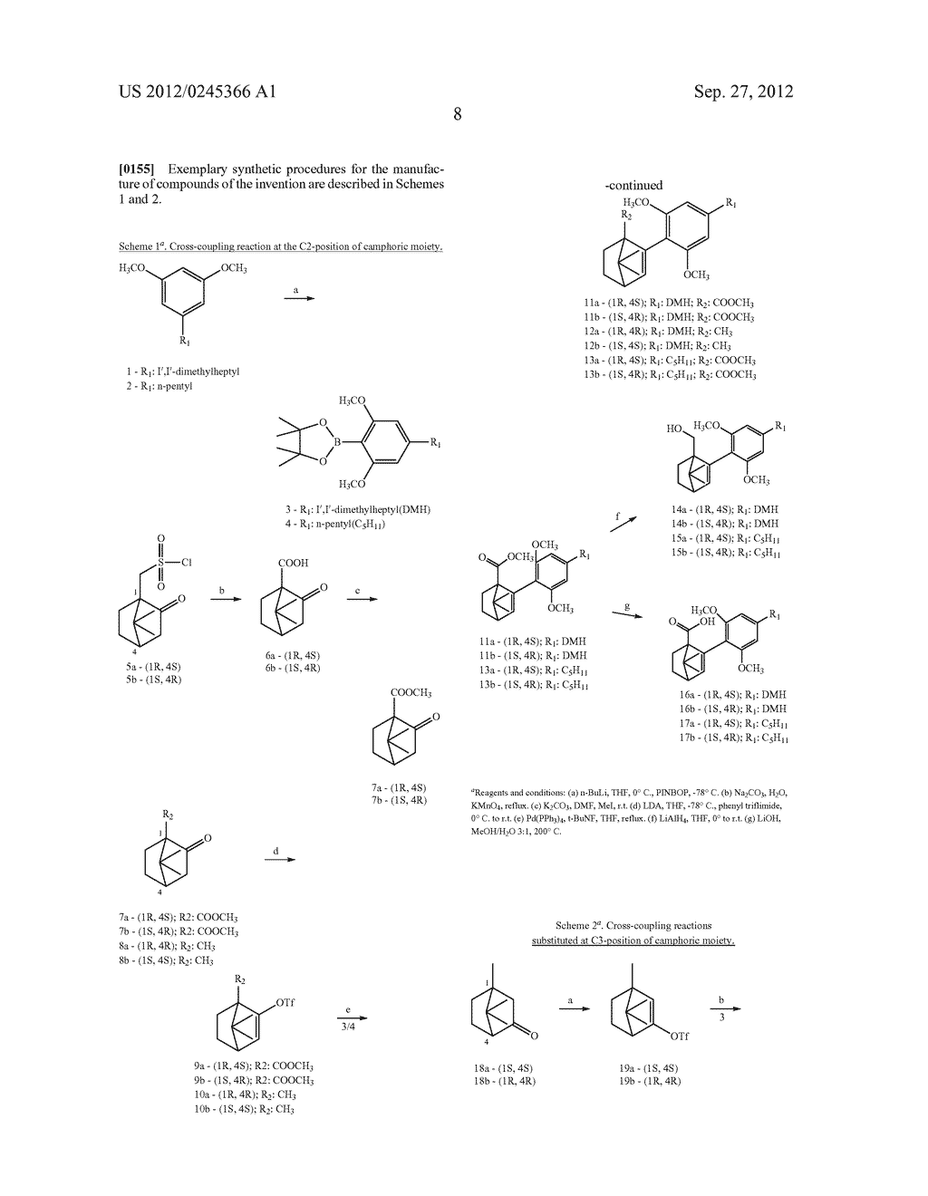 NOVEL ARYLATED CAMPHENES, PROCESSES FOR THEIR PREPARATION AND USES THEREOF - diagram, schematic, and image 19