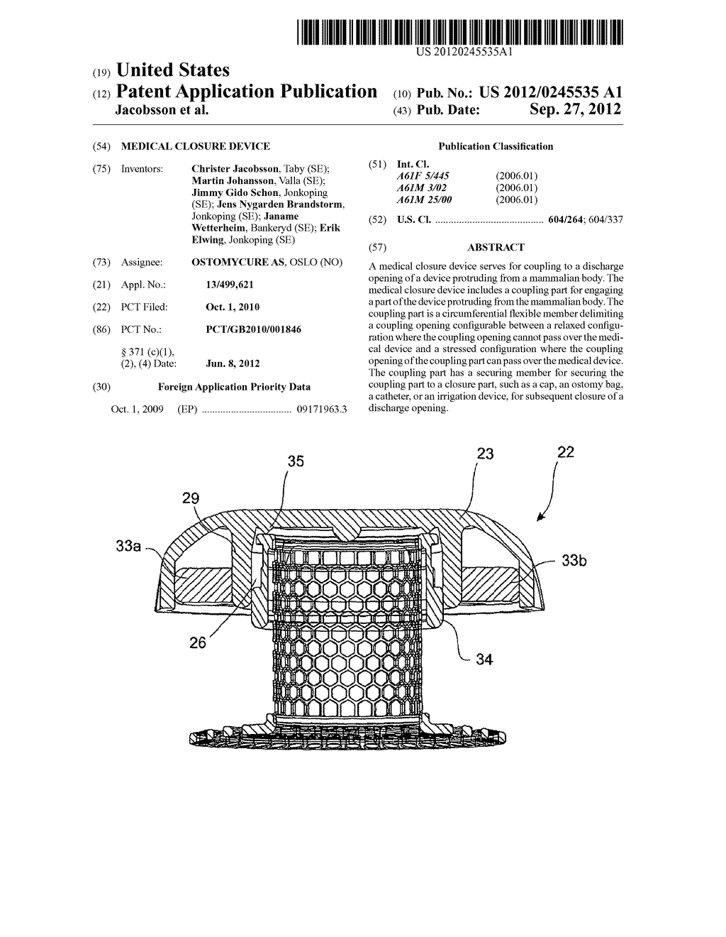 MEDICAL CLOSURE DEVICE - diagram, schematic, and image 01