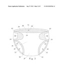 Disposable Absorbent Article Having Side Panels with Structurally,     Functionally and Visually Different Regions diagram and image