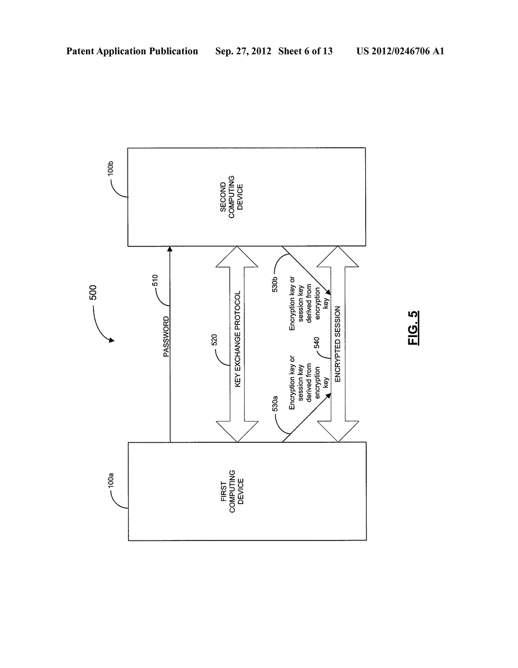 SYSTEMS, DEVICES, AND METHODS FOR SECURELY TRANSMITTING A SECURITY     PARAMETER TO A COMPUTING DEVICE - diagram, schematic, and image 07