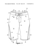 Water Shorts Incorporating A Stretch Textile diagram and image