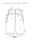 Water Shorts Incorporating A Stretch Textile diagram and image