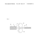 CONTINUOUS PRESS APPARATUS FOR ELECTRODE BAND PLATE diagram and image