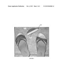 SANDAL TOE COVER APPARATUS AND METHODS THEREOF diagram and image