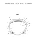 TYRE, THE INNER WALL OF WHICH IS PROVIDED WITH A HEAT-EXPANDABLE RUBBER     LAYER diagram and image