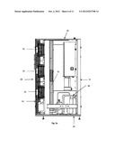 AIR CONDITIONING DEVICE FOR COOLING AIR FOR AN ELECTRONIC DEVICE CABINET     OR THE LIKE diagram and image