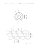 METHOD OF AND APPARATUS FOR TRANSFERRING HEAT ENERGY BETWEEN A HEAT     EXCHANGING SUBSYSTEM ABOVE THE SURFACE OF THE EARTH AND MATERIAL     THEREBENEATH USING ONE OR MORE COAXIAL-FLOW HEAT EXCHANGING STRUCTURES     PRODUCING TURBULENCE IN AQUEOUS-BASED HEAT-TRANSFERING FLUID FLOWING     ALONG HELICALLY-EXTENDING OUTER FLOW CHANNELS FORMED THEREIN diagram and image