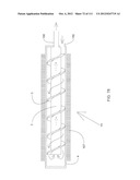 METHOD OF AND APPARATUS FOR TRANSFERRING HEAT ENERGY BETWEEN A HEAT     EXCHANGING SUBSYSTEM ABOVE THE SURFACE OF THE EARTH AND MATERIAL     THEREBENEATH USING ONE OR MORE COAXIAL-FLOW HEAT EXCHANGING STRUCTURES     PRODUCING TURBULENCE IN AQUEOUS-BASED HEAT-TRANSFERING FLUID FLOWING     ALONG HELICALLY-EXTENDING OUTER FLOW CHANNELS FORMED THEREIN diagram and image