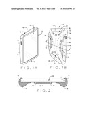 CRADLE FOR HAND HELD ELECTRONIC DEVICE diagram and image