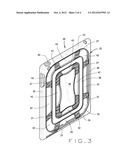 CRADLE FOR HAND HELD ELECTRONIC DEVICE diagram and image