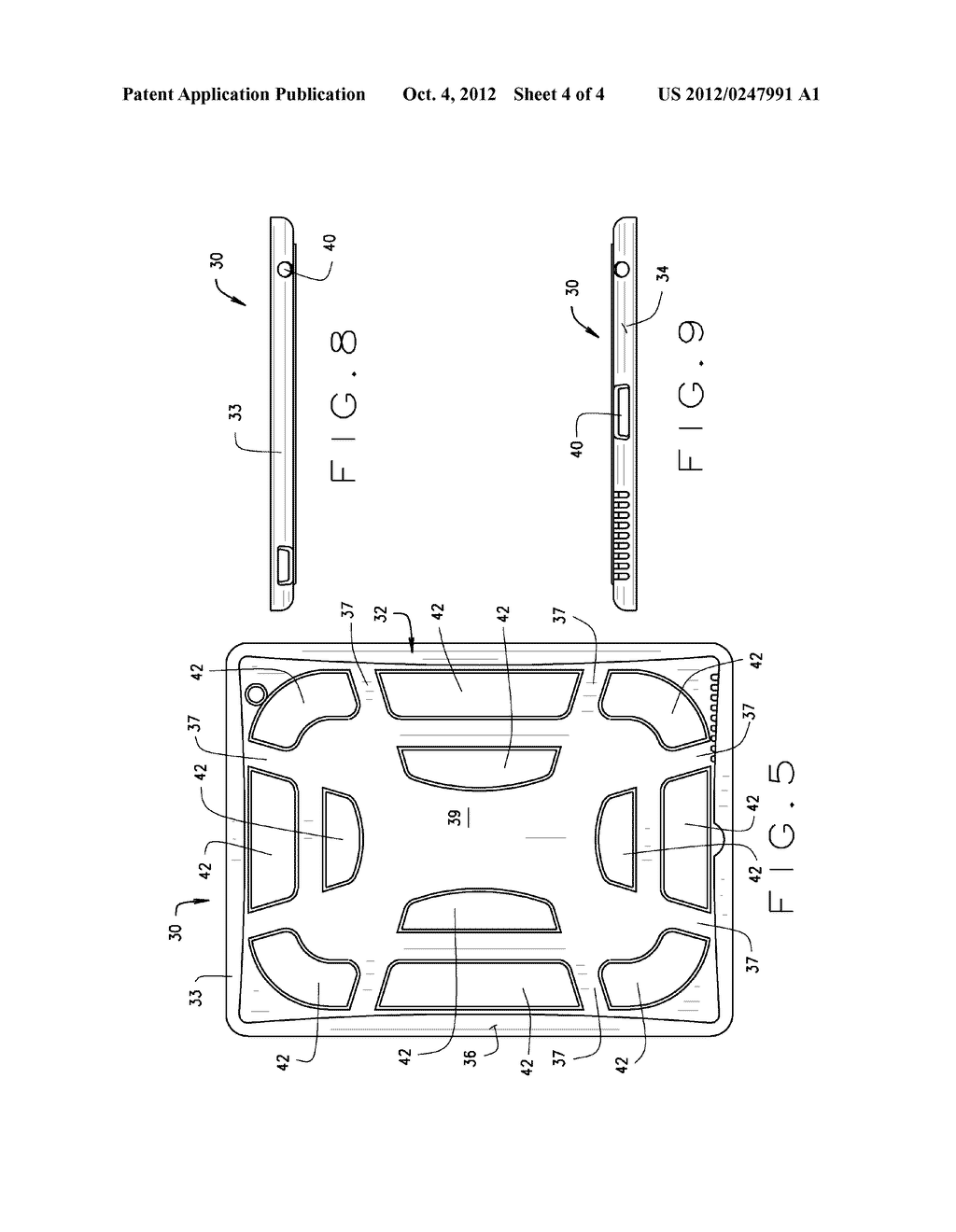 CRADLE FOR HAND HELD ELECTRONIC DEVICE - diagram, schematic, and image 05