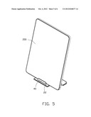 HOLDER FOR TABLET PERSONAL COMPUTER diagram and image