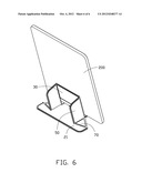 HOLDER FOR TABLET PERSONAL COMPUTER diagram and image