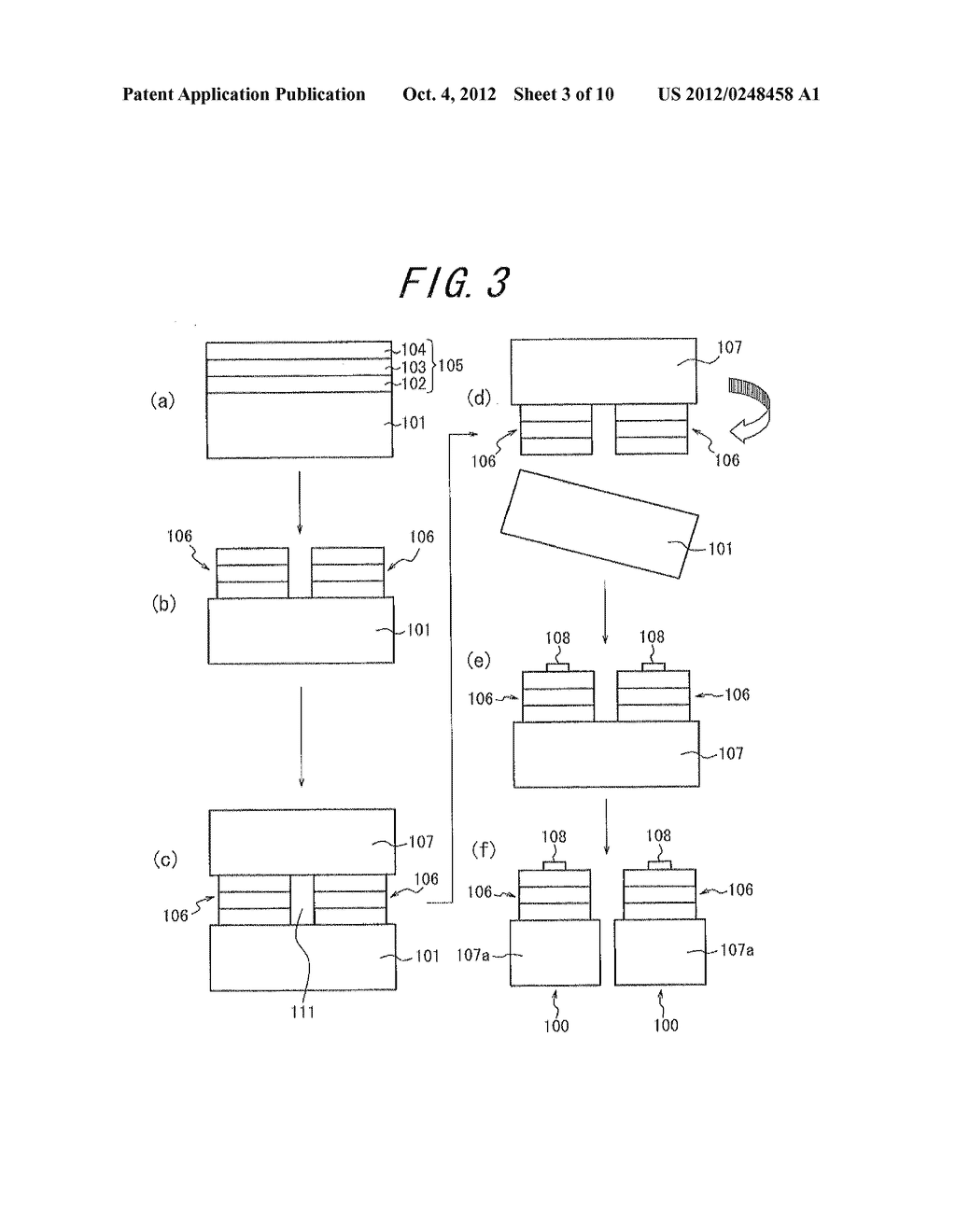 VERTICALLY STRUCTURED GROUP III NITRIDE SEMICONDUCTOR LED CHIP AND METHOD     FOR MANUFACTURING THE SAME - diagram, schematic, and image 04