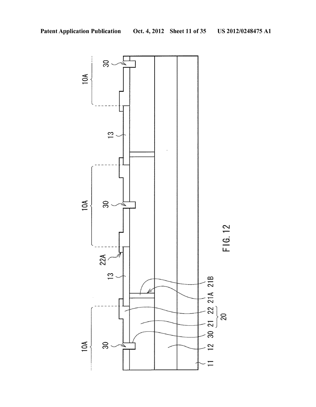 DISPLAY UNIT AND METHOD OF MANUFACTURING THE SAME - diagram, schematic, and image 12