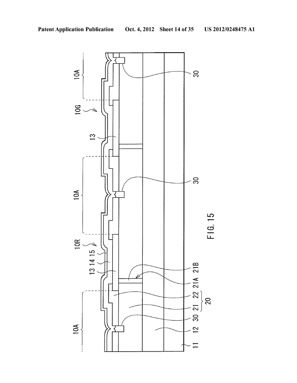 DISPLAY UNIT AND METHOD OF MANUFACTURING THE SAME - diagram, schematic, and image 15