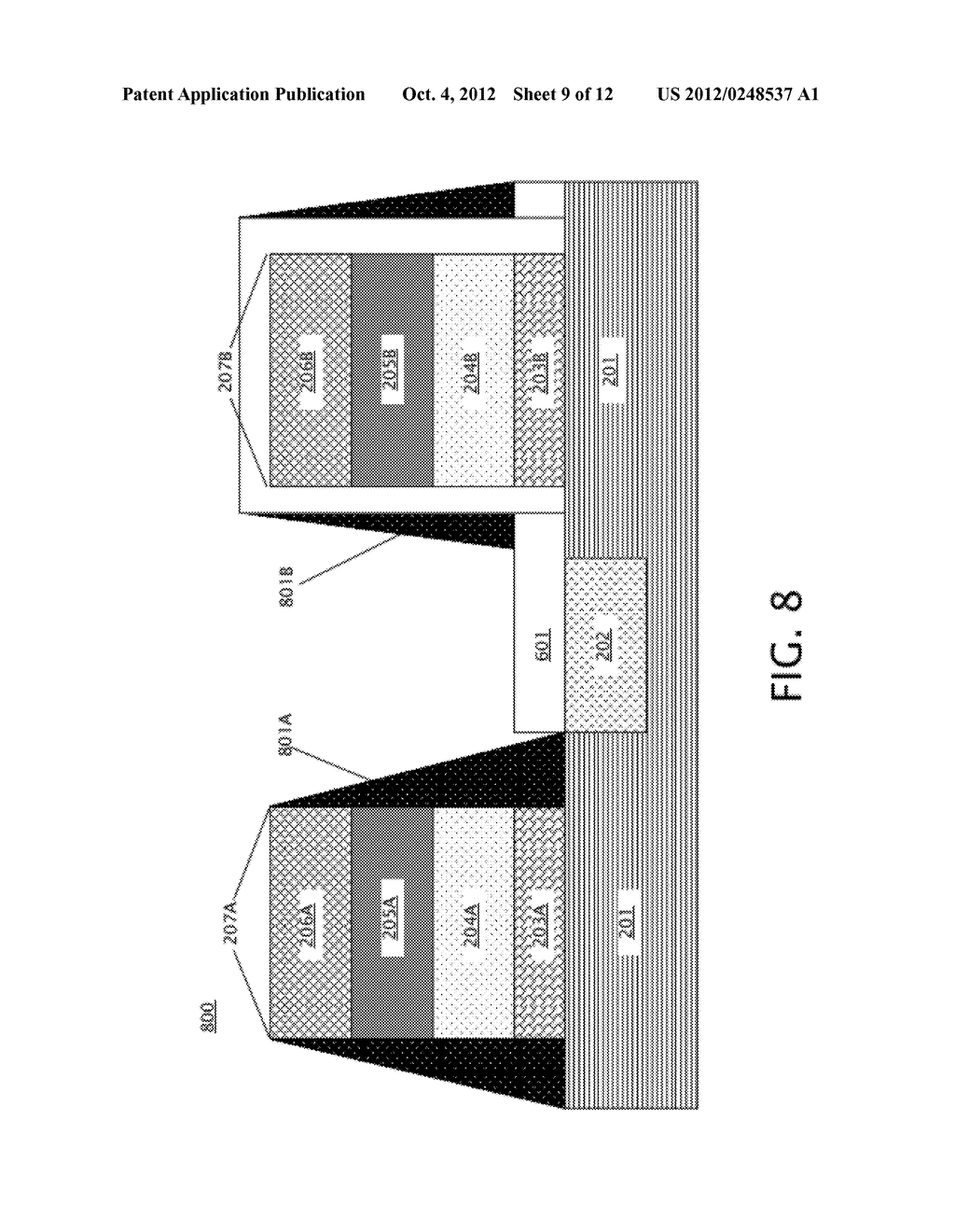 FABRICATION OF DEVICES HAVING DIFFERENT INTERFACIAL OXIDE THICKNESS VIA     LATERAL OXIDATION - diagram, schematic, and image 10