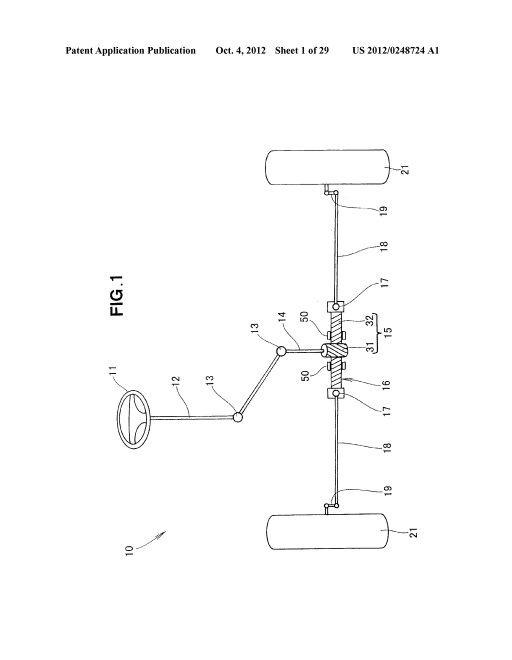 VEHICLE STEERING DEVICE - diagram, schematic, and image 02