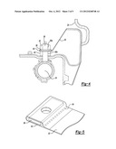 AIR BAG ASSEMBLY WITH AIR BAG GUIDE SECURED BY MULTIPLE FASTENERS diagram and image