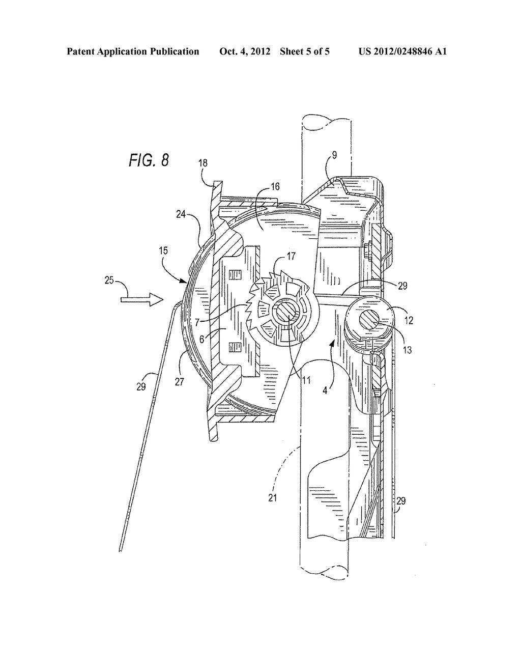 Height-adjustable deflection device for a three-point belt, vehicle seat     with a three-point belt and method for the height adjustment of the upper     fastening point of a three-point belt - diagram, schematic, and image 06