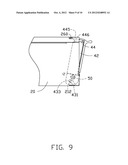 ENCLOSURE HAVING COLLAPSIBLE HANDLE diagram and image