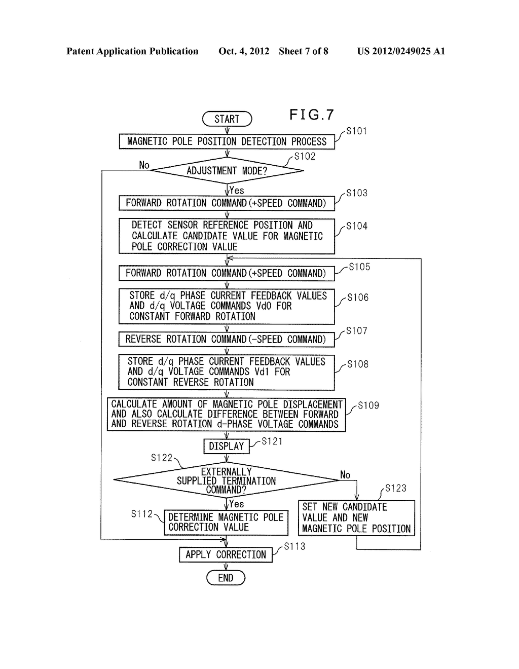 DETECTION DEVICE FOR DETECTING MAGNETIC POLE POSITION OF SYNCHRONOUS     MOTOR, AND CONTROL APPARATUS EQUIPPED THEREWITH - diagram, schematic, and image 08