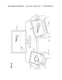 VIRTUAL LINKS BETWEEN DIFFERENT DISPLAYS TO PRESENT A SINGLE VIRTUAL     OBJECT diagram and image