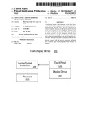 TOUCH PANEL AND TOUCH DISPLAY DEVICE USING THE SAME diagram and image