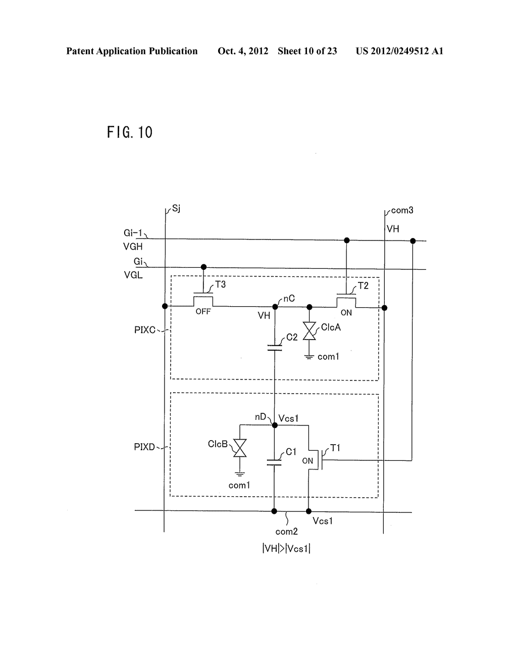 PIXEL CIRCUIT, DISPLAY DEVICE, AND METHOD FOR DRIVING DISPLAY DEVICE - diagram, schematic, and image 11