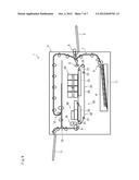 DRYING DEVICE AND INK JET RECORDING APPARATUS EQUIPPED WITH THE SAME diagram and image