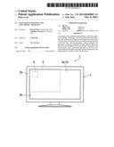 TELEVISION APPARATUS AND ELECTRONIC APPARATUS diagram and image