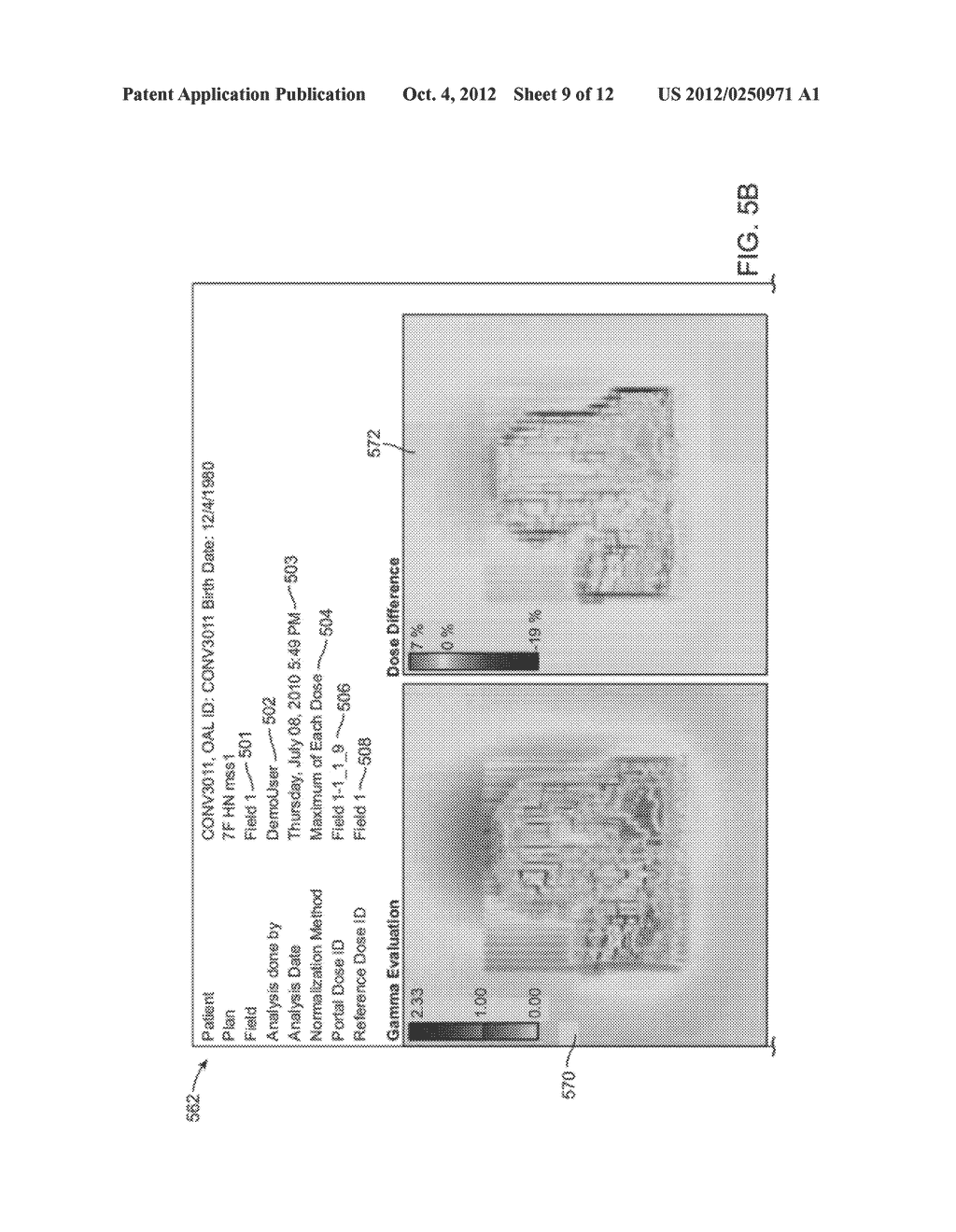 METHOD AND SYSTEM FOR AUTOMATED EVALUATION OF MULTIPLE PORTAL DOSE IMAGES     IN RADIATION THERAPY - diagram, schematic, and image 10