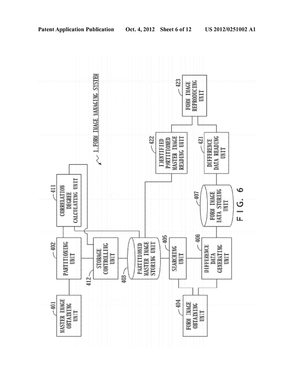 FORM IMAGE MANAGING SYSTEM AND FORM IMAGE MANAGING METHOD - diagram, schematic, and image 07