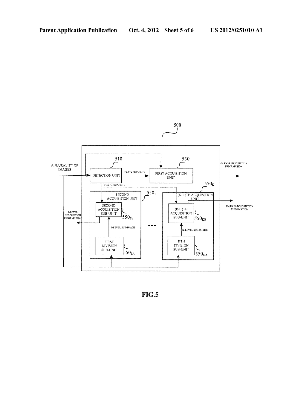 METHOD AND APPARATUS FOR ACQUIRING DESCRIPTIVE INFORMATION OF A PLURALITY     OF IMAGES AND IMAGE MATCHING METHOD - diagram, schematic, and image 06