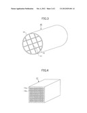 HONEYCOMB STRUCTURE, METHOD OF MANUFACTURING HONEYCOMB STRUCTURE, AND     EXHAUST GAS CONVERTER diagram and image