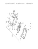 ELECTRICAL CONNECTOR WITH CANTILEVERED ARM INTEGRALLY FORMED ON METAL     SHELL diagram and image