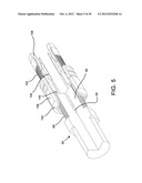 SLIDE ACTUATED COAXIAL CABLE CONNECTOR diagram and image