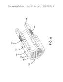 SLIDE ACTUATED COAXIAL CABLE CONNECTOR diagram and image