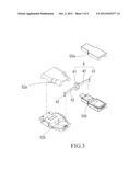 CABLE HAVING ADAPTOR ASSEMBLY diagram and image