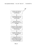 METHOD FOR VIRTUAL FRIENDSHIP AND ACCESSING RESTRICTED PORTIONS OF VIRTUAL     WORLDS diagram and image