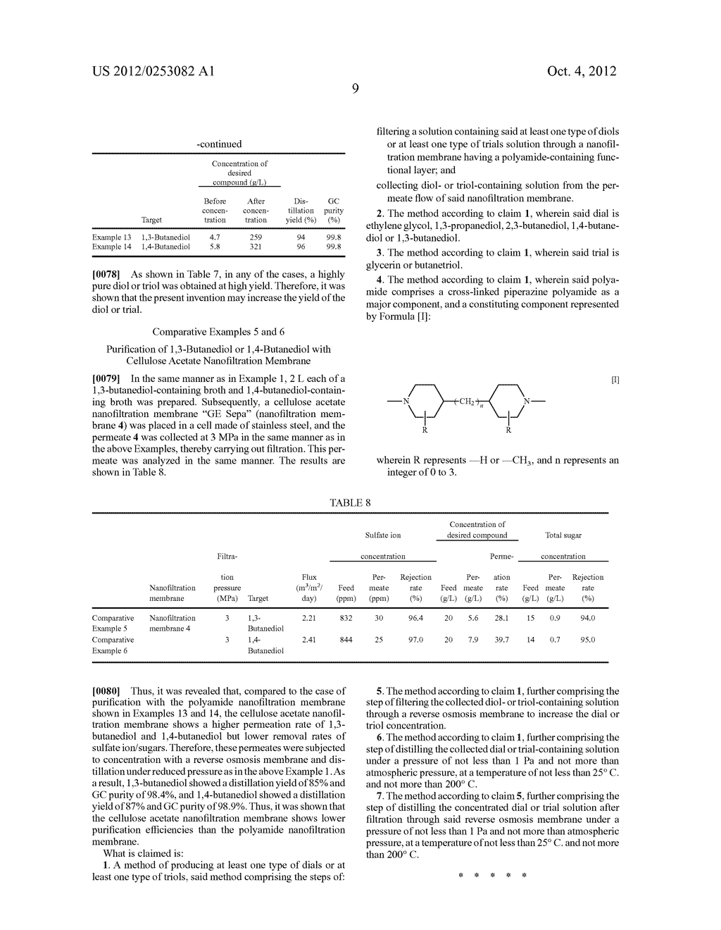 METHOD OF PRODUCING DIOL OR TRIOL - diagram, schematic, and image 11